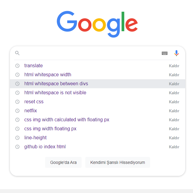 Google Homepage Clone